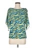 MICHAEL Michael Kors Teal Short Sleeve Blouse Size M - photo 1
