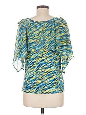 MICHAEL Michael Kors Short Sleeve Blouse (view 2)