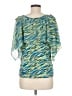 MICHAEL Michael Kors Teal Short Sleeve Blouse Size M - photo 2