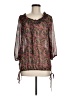 Route 66 100% Polyester Brown 3/4 Sleeve Blouse Size M - photo 1
