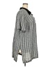 Stacey Tyler Gray Short Sleeve Blouse Size 24 - photo 4