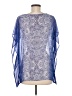 Roz & Ali 100% Polyester Blue 3/4 Sleeve Blouse Size M - photo 2