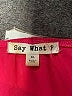 Say What? 100% Polyester Pink 3/4 Sleeve Blouse Size XL - photo 7