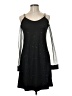 Unbranded 100% Polyester Stars Black Cocktail Dress Size M - photo 1