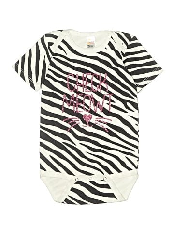 Laughing Giraffe Short Sleeve Onesie (view 1)