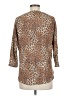 Assorted Brands Animal Print Brown 3/4 Sleeve Blouse Size M - photo 2