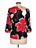 Assorted Brands 100% Polyester Black 3/4 Sleeve Blouse Size 10 - photo 2