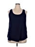 Faded Glory 100% Polyester Blue Sleeveless Top Size 20 - photo 1