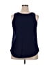 Faded Glory 100% Polyester Blue Sleeveless Top Size 20 - photo 2
