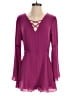 The Impeccable Pig 100% Polyester Burgundy Romper Size M - photo 1