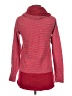 Pink Lotus Red Long Sleeve Top Size M - photo 2