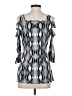 Bold Elements Silver 3/4 Sleeve T-Shirt Size S - photo 2