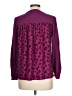 Ann Taylor LOFT Outlet 100% Cotton Purple Pullover Sweater Size L - photo 2
