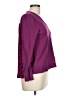 Ann Taylor LOFT Outlet 100% Cotton Purple Pullover Sweater Size L - photo 4