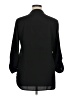 Timeson 100% Polyester Black 3/4 Sleeve Blouse Size XL - photo 2