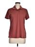 Nike 100% Polyester Burgundy Short Sleeve Blouse Size M - photo 1