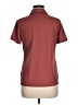 Nike 100% Polyester Burgundy Short Sleeve Blouse Size M - photo 2