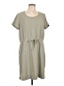 32 Degrees 100% Polyester Solid Gray Casual Dress Size L - photo 1