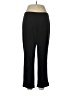 Susan Graver Solid Black Dress Pants Size L - photo 1