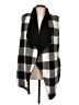 Cato 100% Polyester Plaid Black Vest Size L - photo 1