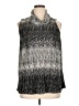 Alfani 100% Polyester Silver Sleeveless Blouse Size S - photo 1