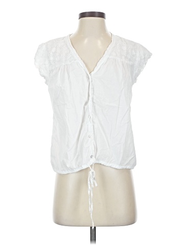 Velvet Short Sleeve Blouse (view 1)