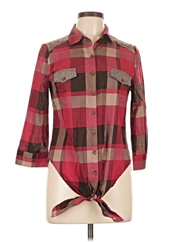 Lulumari 3/4 Sleeve Button-Down Shirt (view 1)