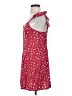 Mossimo Supply Co. 100% Rayon Hearts Red Casual Dress Size S - photo 5
