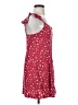 Mossimo Supply Co. 100% Rayon Hearts Red Casual Dress Size S - photo 4
