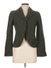 Charles Nolan Tweed Green Wool Blazer Size 6 - photo 1
