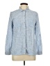 Boston Traders Houndstooth Blue Long Sleeve Button-Down Shirt Size L (estimated) - photo 1