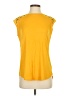 Worthington Yellow Short Sleeve Top Size S - photo 1