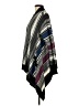 Cato 100% Acrylic Black Poncho Size L - photo 5