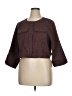 Torrid Brown 3/4 Sleeve Button-Down Shirt Size 1X (1) - photo 1
