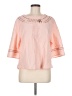 Unbranded 100% Cotton Pink 3/4 Sleeve Blouse Size M (estimated) - photo 1
