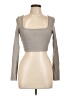 Cotton On Gray Long Sleeve Top Size L - photo 1