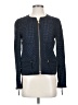 Marc by Marc Jacobs Houndstooth Checkered-gingham Plaid Tweed Blue Jacket Size 4 - photo 1
