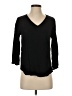Daniel Rainn 100% Rayon Black 3/4 Sleeve Top Size S - photo 1