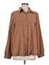 Unbranded Brown Tan Long Sleeve Blouse Size M - photo 1
