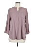 Charming Charlie Gray 3/4 Sleeve Blouse Size M - photo 1