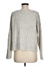 Lumiere 100% Polyester Metallic Silver Pullover Sweater Size M - photo 2