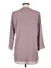 Charming Charlie Gray 3/4 Sleeve Blouse Size M - photo 2