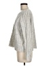 Lumiere 100% Polyester Metallic Silver Pullover Sweater Size M - photo 5