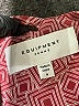 Equipment Red Long Sleeve Blouse Size 4 - photo 6