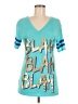 City Streets Teal Short Sleeve Top Size M - photo 1