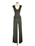 Tart Solid Green Jumpsuit Size XS - photo 1