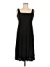 Cache Solid Black Casual Dress Size 6 - photo 1