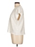 Vince Camuto Silver Short Sleeve Top Size L - photo 5