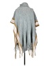 Coco + Carmen 100% Acrylic Gray Poncho Size 0 - photo 2