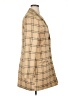 Steve Madden 100% Polyester Plaid Tan Coat Size XL - photo 4